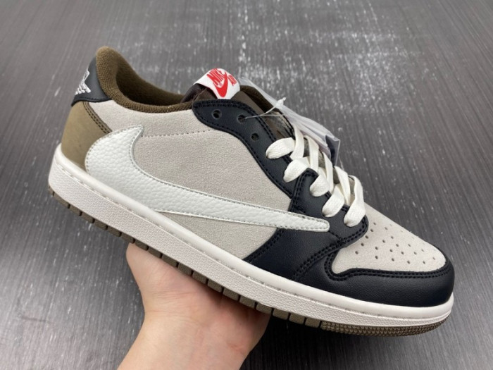 Travis Scott x Air Jordan 1 Low Grey/Brown/Black DM7866-902