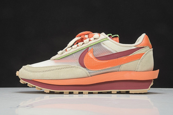 Nike LDWaffle CLOT sacai Net Orange Blaze DH1347-100