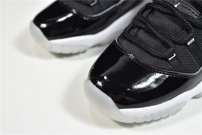Air Jordan 11 25th Anniversary Black Silver Eyelets CT8012-011