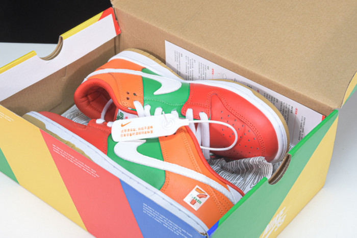 Nike SB Dunk Low Red Orange Green CZ5130-600