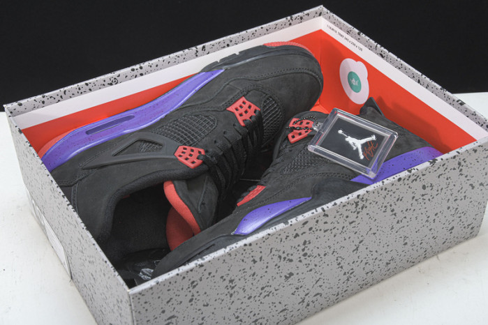 Jordan 4 Retro NRG Raptors court purple red AQ3816-065