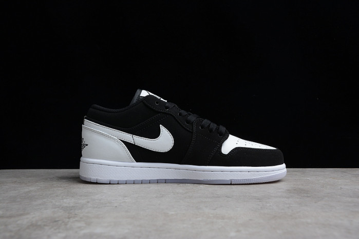 AIR JORDAN 1 LOW BLACK WHITE DH6931-001