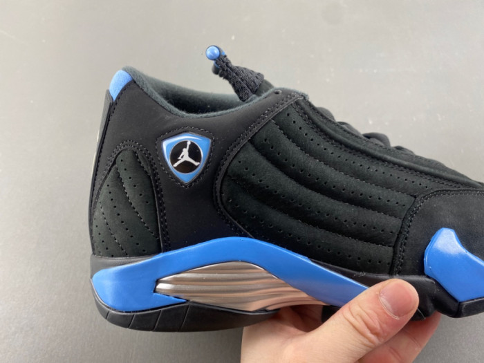 Air Jordan 14 “Black/University Blue" 487471-002