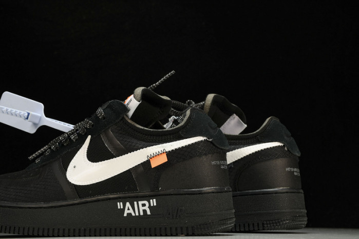 NikeAir Force 1 Low OF Black White AO4606-001