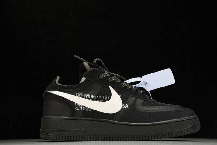 NikeAir Force 1 Low OF Black White AO4606-001