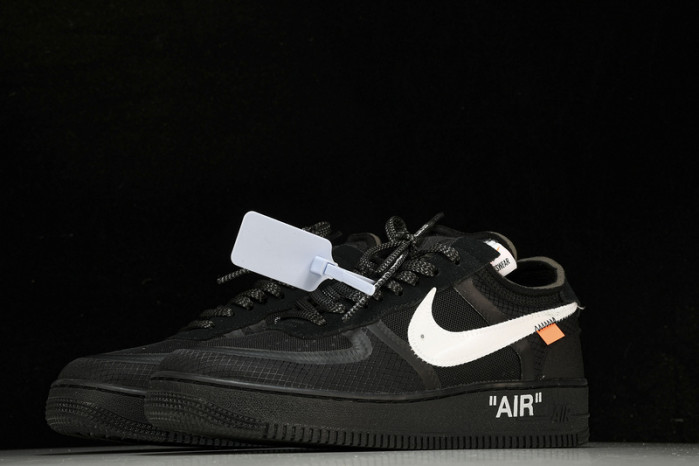 NikeAir Force 1 Low OF Black White AO4606-001