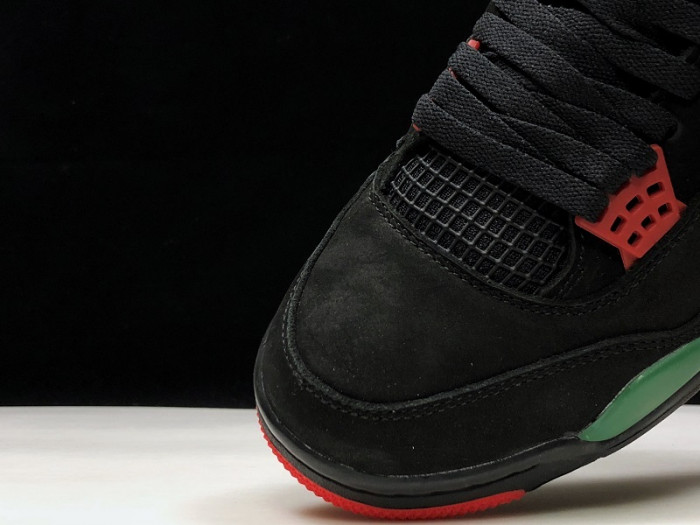 Air Jordan 4 NRG Black/Gorge Green-Varsity Red AQ3816-063