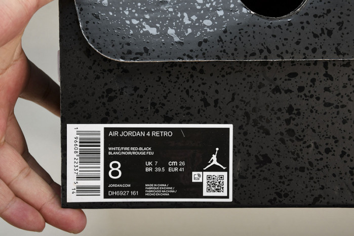 Air Jordan 4 “Red Cement   DH6927-161