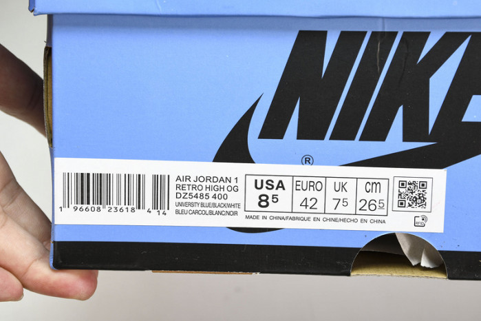 Air Jordan 1 High OG“University Blue” DZ5485-400