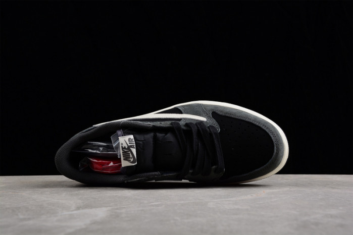 travis scott x air jordan 1 low "black phanT0m" dm7866-001