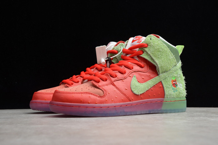Nike SB Dunk High "Strawberry Cough" - CW7093 600