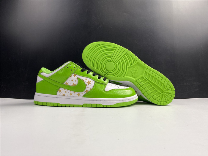 nike sb dunk low Svp*me stars mean green (2021) dh3228-101