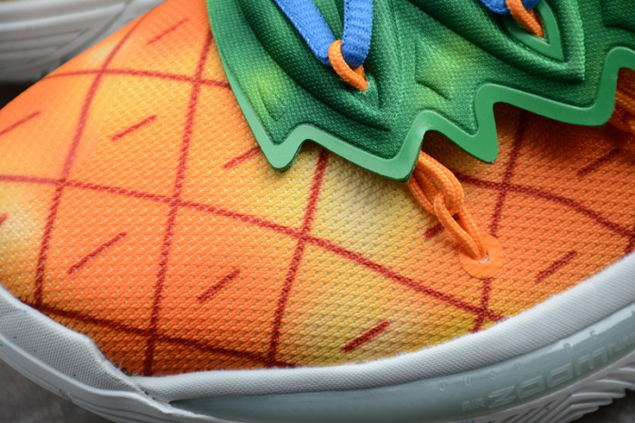 KYRIE 5 SPONGEBOB PINEAPPLE HOUSE ORANGE/GREEN-BLUE 004